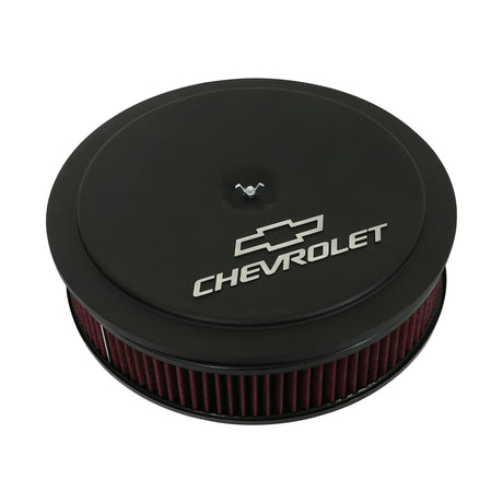 Holley 120-220 GM Muscle Series Air Cleaner - Satin Black Machined