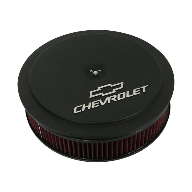 Holley 120-220 GM Muscle Series Air Cleaner - Satin Black Machined