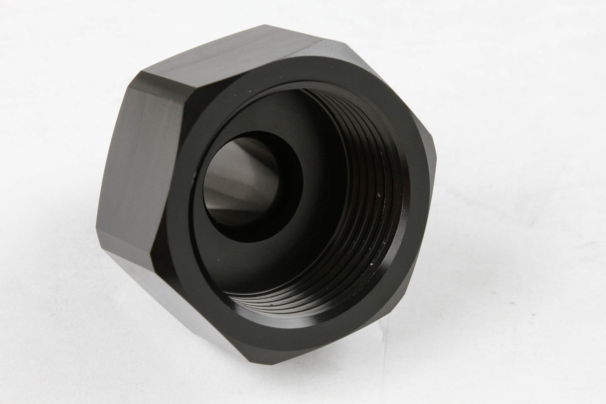 NOS Black T7075 aluminum 8AN-660 Bottle Nut Adapter - 16233NOS