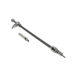 B&M Auto Transmission Dipstick & Tube - Billet Aluminum/Stainless Steel Braided - 22165
