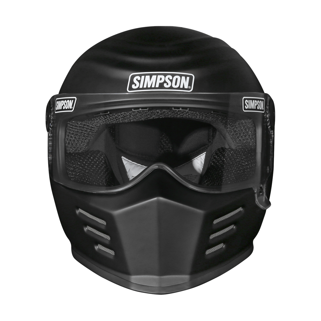 Simpson Motorcycle Outlaw Bandit 3.0 Helmet - Flat Black 2X - OB332X