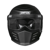 Simpson Motorcycle Outlaw Bandit 3.0 Helmet - Flat Black 2X - OB332X