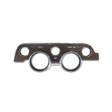 Scott Drake 1968 Instrument Bezel with metal-backed woodgrain vinyl inserts - C8ZZ-10838-BMI