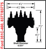 MSD Ford 351C – 460 Crank Trigger Distributor - 8377