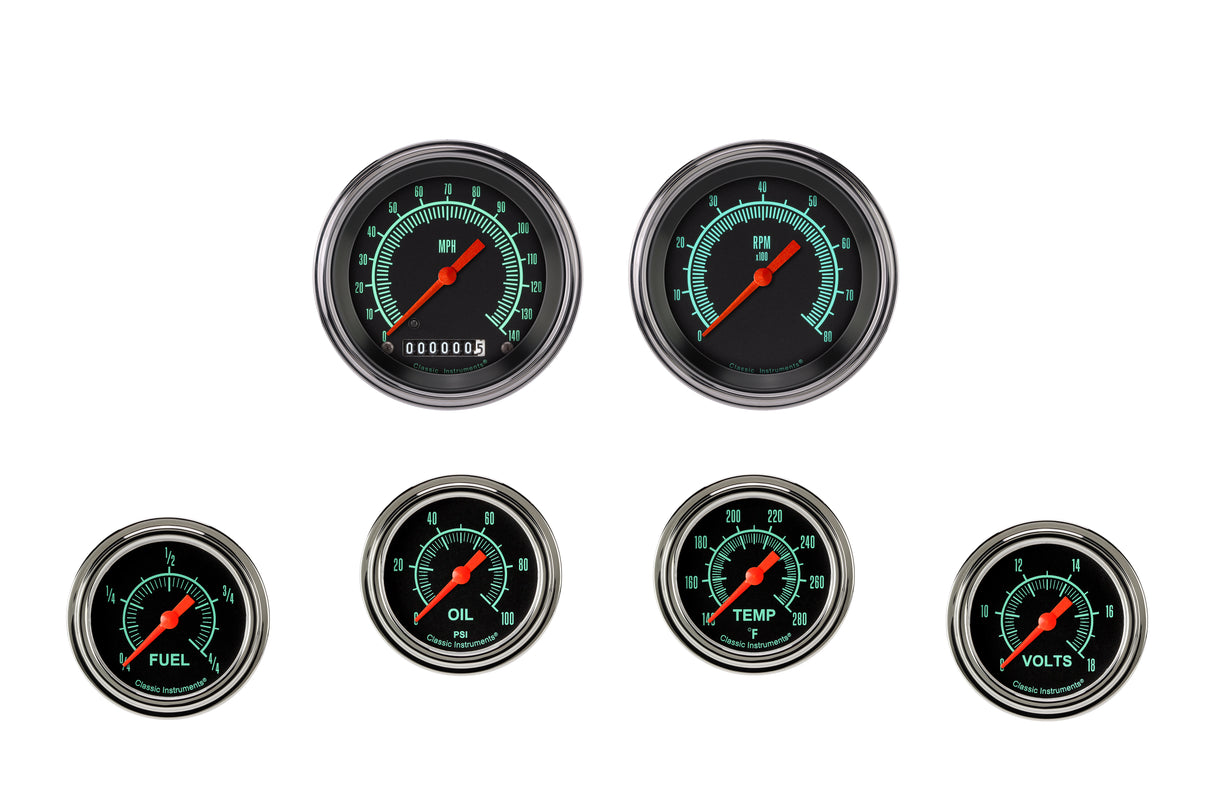 Classic Instruments G/Stock Six Gauge Set - GS301SLF