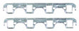 Mr Gasket Header Gaskets - Aluminum-Layered - 7410G