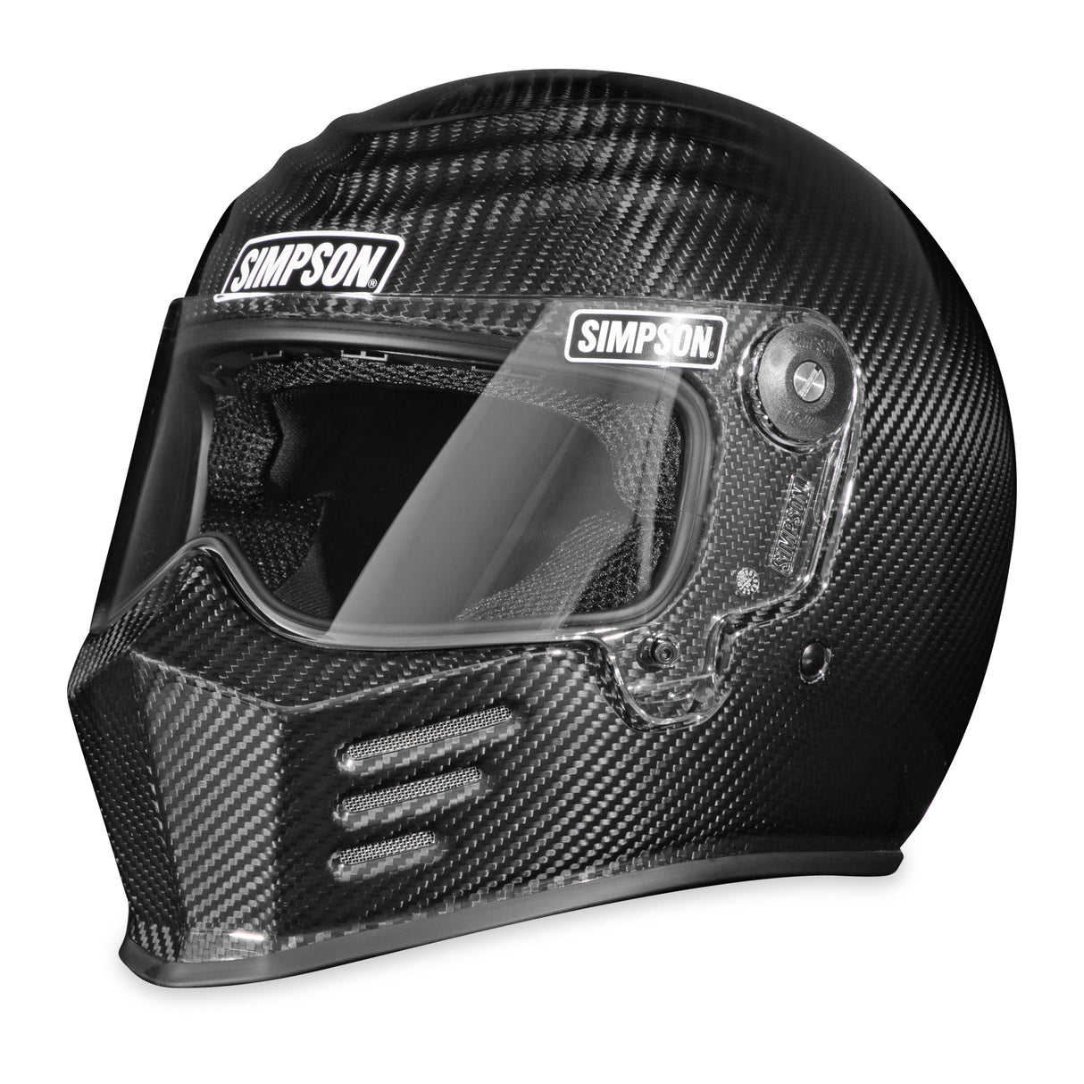 Simpson Motorcycle Outlaw Bandit 3.0 Helmet - Carbon Fiber SM - OB3CSM