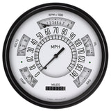 Classic Instruments SIX PACK WHITE / BLACK BEZEL-GM - SX01WBLF