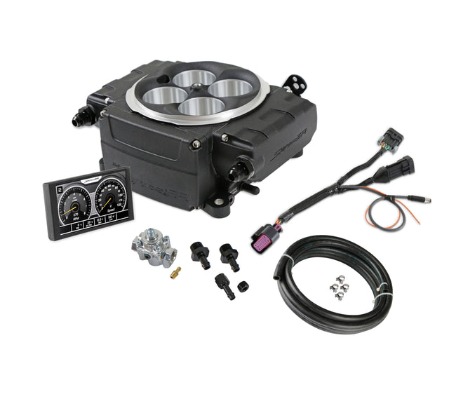 Holley 550-511-5AE Sniper 2 EFI Upgrade 5'' Kit w/ Regulator - Black