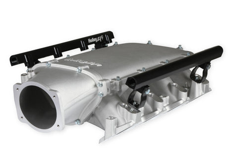 Holley 300-680 Ultra Lo-Ram Manifold Kit Single Injector- Satin - GM LS3/L92