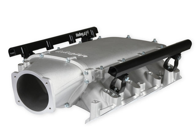 Holley 300-680 Ultra Lo-Ram Manifold Kit Single Injector- Satin - GM LS3/L92