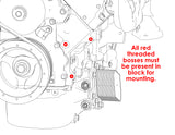 Holley 20-163 Low Mount LSA Accessory Drive Bracket Kit - Complete - Natural