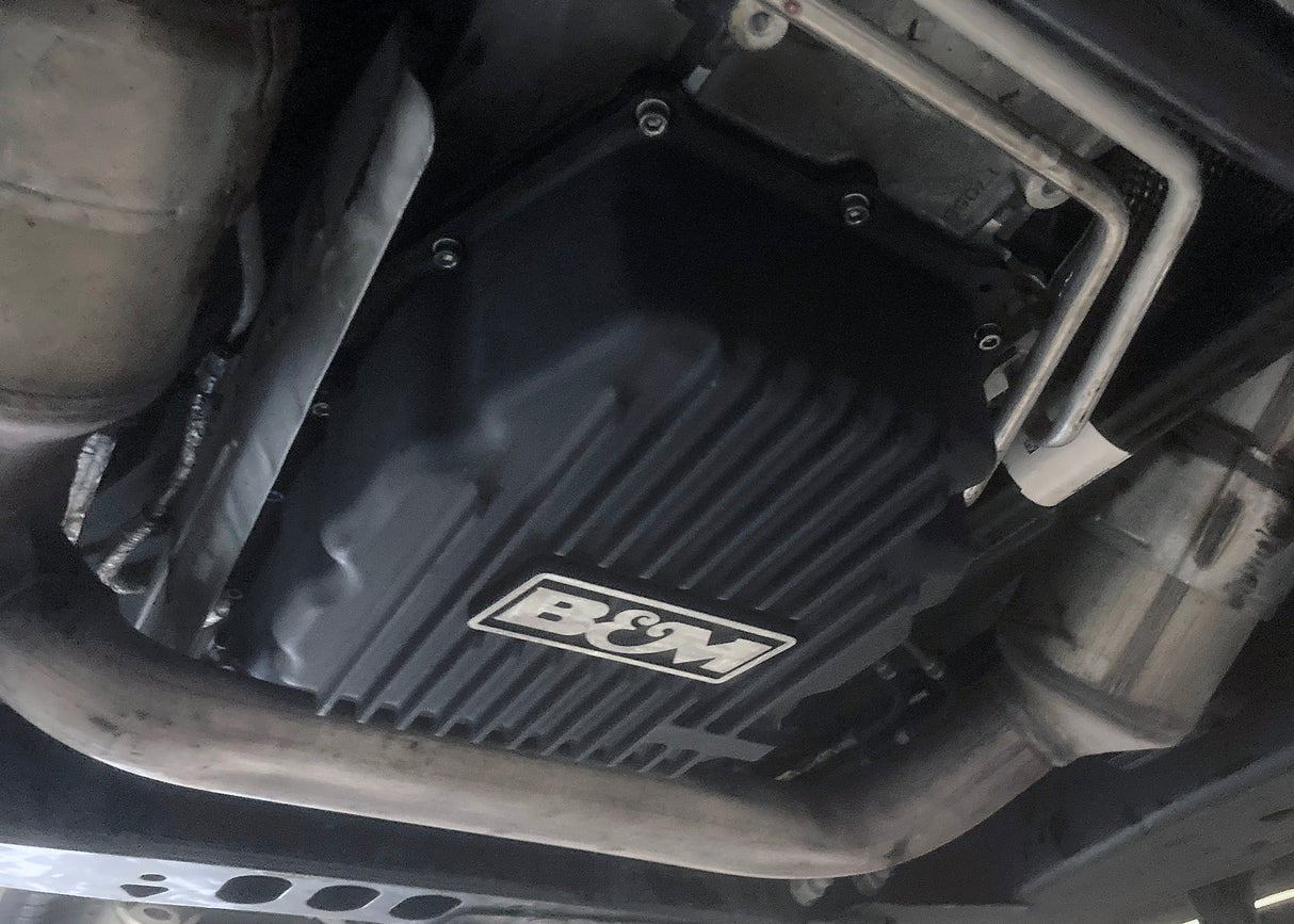 B&M HI-TEK DEEP TRANSMISSION PAN - Black - 71399