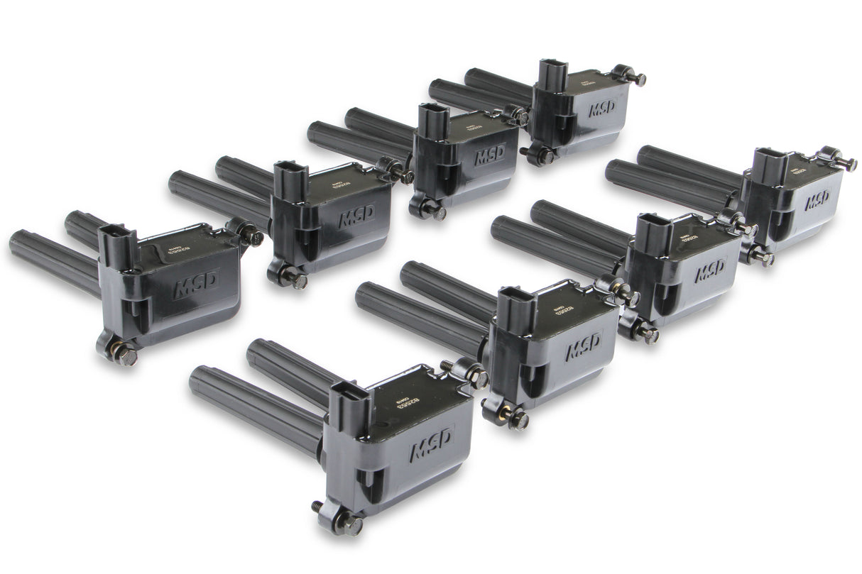 MSD Blaster Ignition Coil - Gen III HEMI 05-24 - Black - 8-Pack 5.7/6.1/6.2/6.4 - 825583