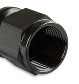 Mr Gasket -6 AN Straight Push-On Hose Ends - Black - 200106-BL