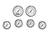 Classic Instruments White Hot Six Gauge Set 301 - WH301SLF