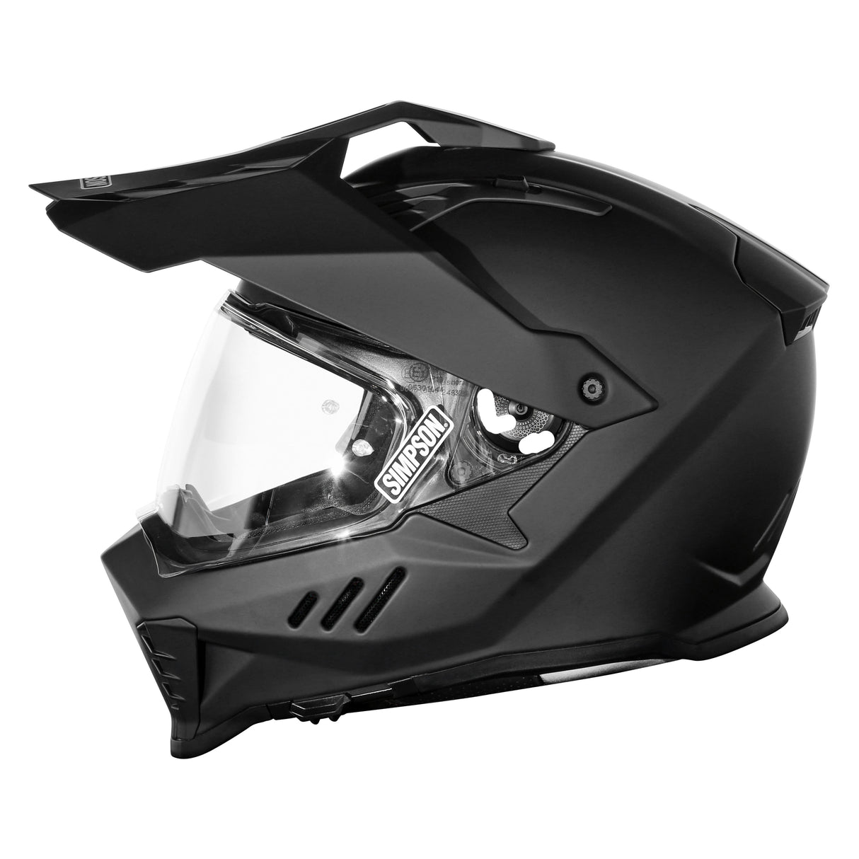 Simpson Motorcycle Xcursion Bandit Helmet - Matte Black - Medium - XB3MD