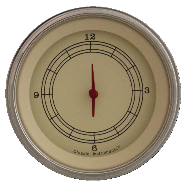 Classic Instruments Vintage 3 3/8" Clock - VT93SLF