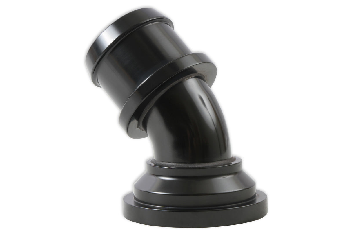 Holley 97-343 Water Neck - Swivel 45 Degree Angle - Black