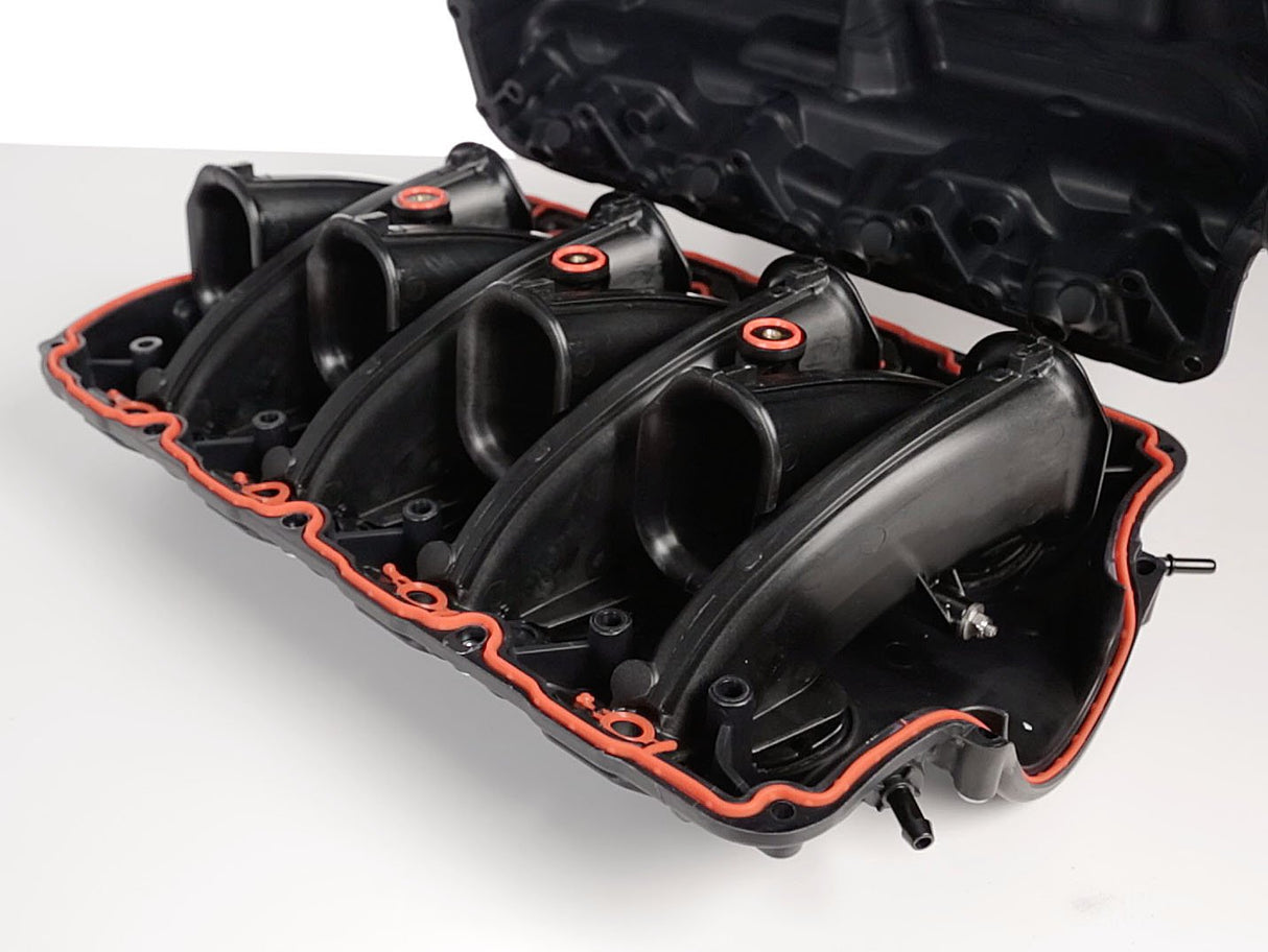 MSD Atomic AirForce LS Cathedral Port Intake Manifold - Red - 2702