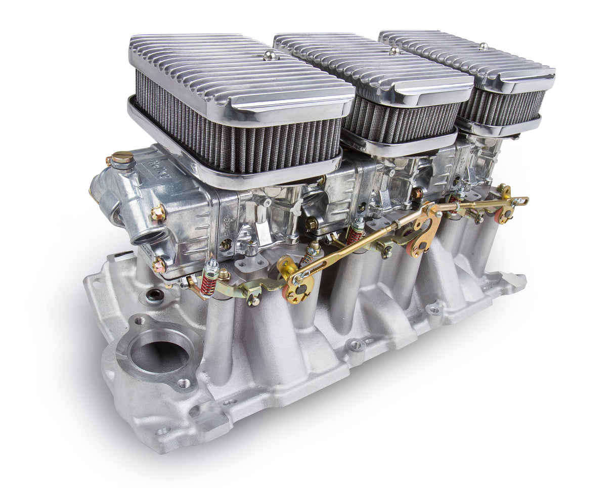 Holley 300-522SA 350 CFM Tri-Power 3x2 SBC Intake and Carburetor Kit