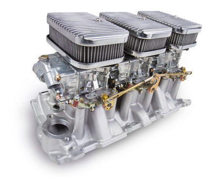Holley 300-522SA 350 CFM Tri-Power 3x2 SBC Intake and Carburetor Kit