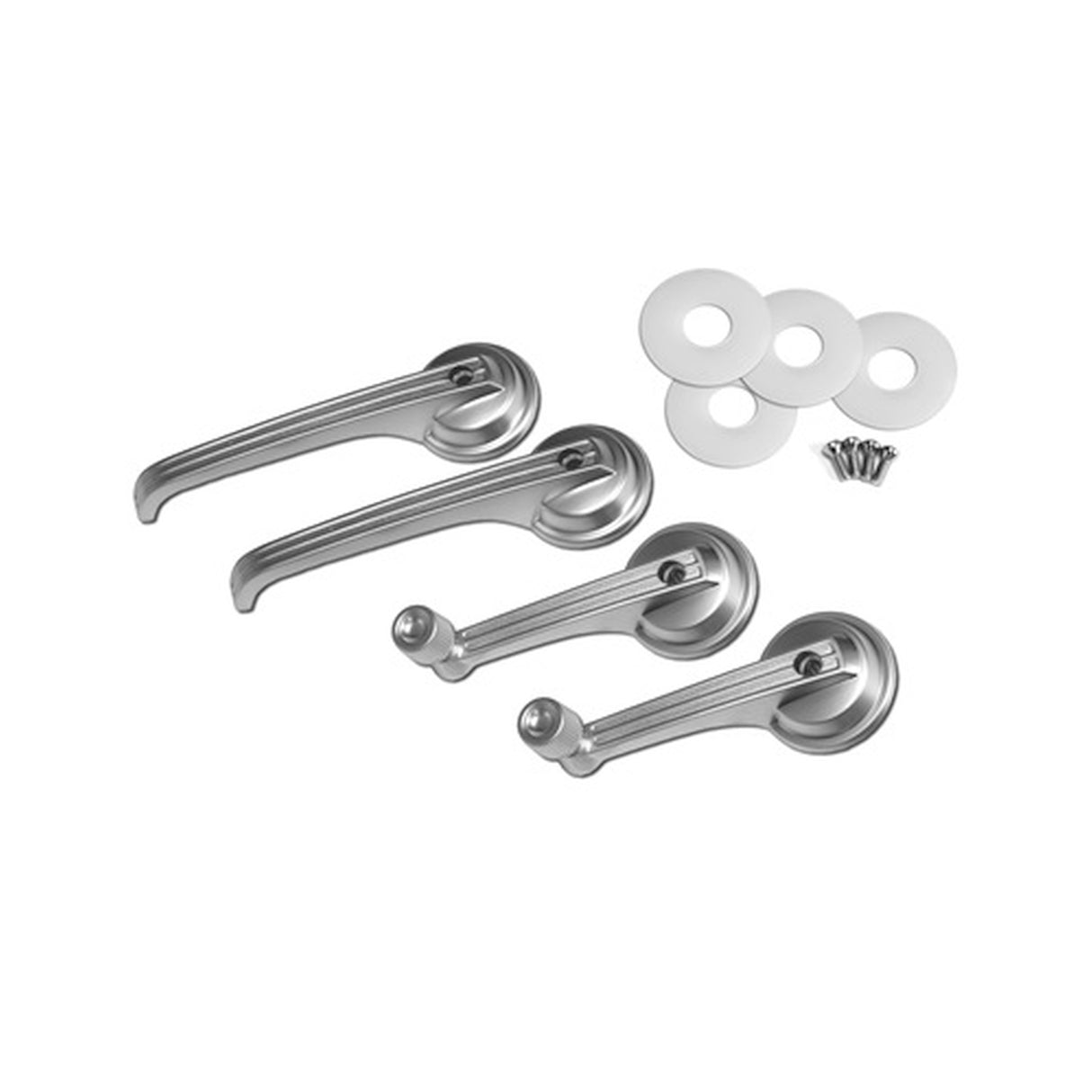 Scott Drake 65-67 Fastback Interior Door Handles - Satin - KIT-DH-3S