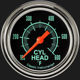 Classic Instruments G/Stock 2 5/8" Cylinder Head Temp. Gauge - GS397SLF