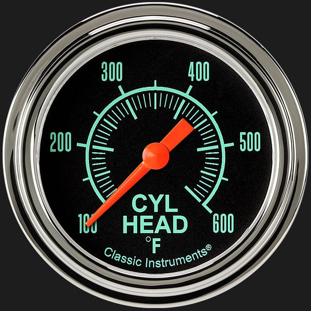 Classic Instruments G/Stock 2 5/8" Cylinder Head Temp. Gauge - GS397SLF