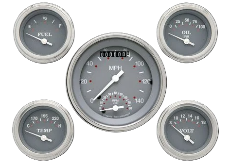 Classic Instruments SG 3" Ultimate With 2-1/8" Fuel/Temp/Volt/Oil GM - SG35SLC