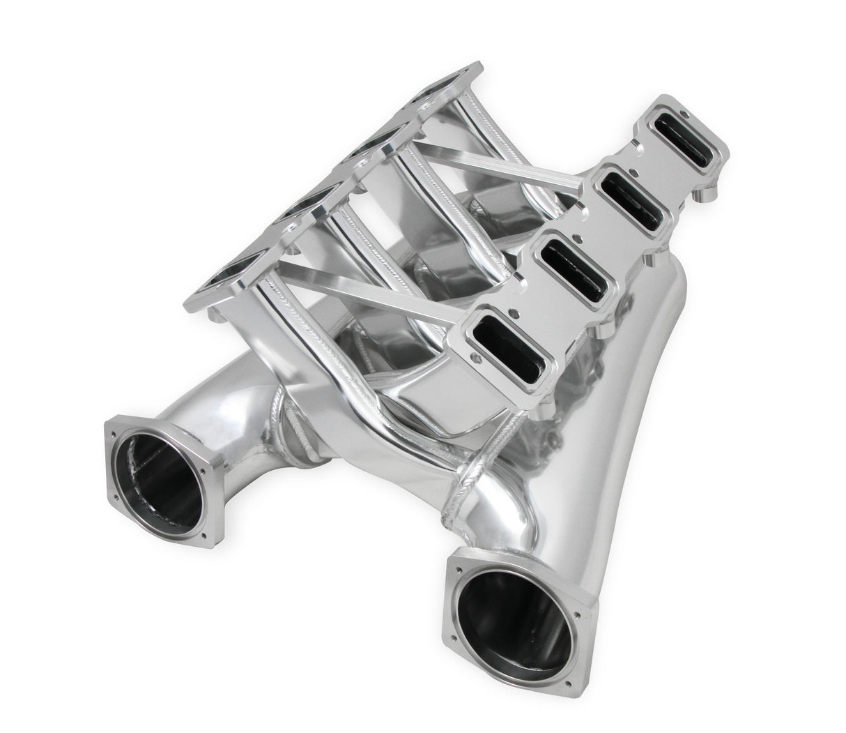 Holley 822241 Sniper EFI Fabricated Intake Manifold Dual Plenum 102mm LS3/L92, Rail Kit - Slvr