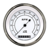 Classic Instruments Classic White 3-3/8" Tachometer Gauge - CW60HSLF