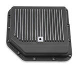 Mr Gasket Transmission Oil Pan - Black Aluminum - 9795BMRG