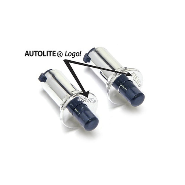 Scott Drake Courtesy Light Switches, Chrome, Pair - C8AZ-13713-CCK
