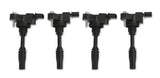 ACCEL Ignition Coils - General Motors 2.0L Turbo, 2.5L, engines, Black, 4-Pack - 140086K-4