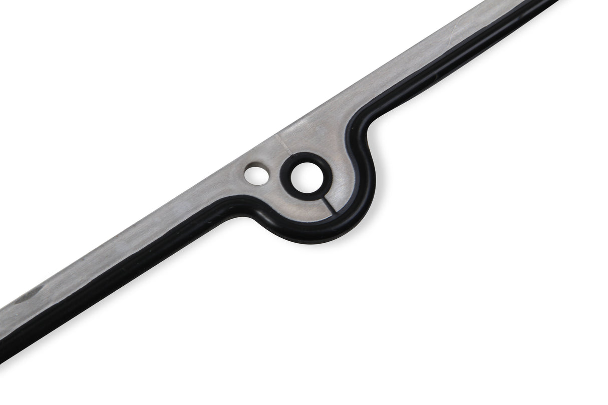 Mr Gasket Valley Cover Gasket - Molded Rubber with Aluminum Carrier - 61020G