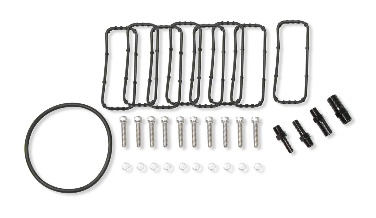 Holley 832142 Sniper EFI Fabricated Race Series Intake Manifold - GM LS1/LS2/LS6 - Black