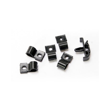 Scott Drake Underhood Turn Signal Harness Clips, Black ABS - 377774-SK