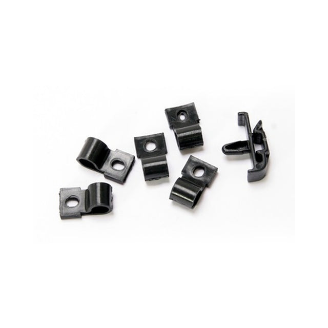 Scott Drake Underhood Turn Signal Harness Clips, Black ABS - 377774-SK