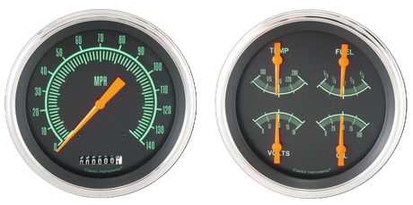Classic Instruments G STOCK 5IN SPEEDO, 5IN QUAD, 5IN TACH-GM - GS53SLC