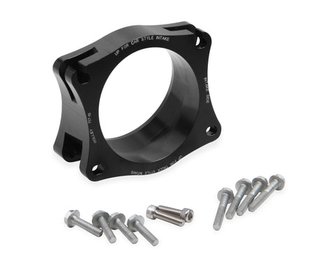 Holley Throttle Body Angle Adapter - for GM LS and LT, and LT4 Intakes - 717-15