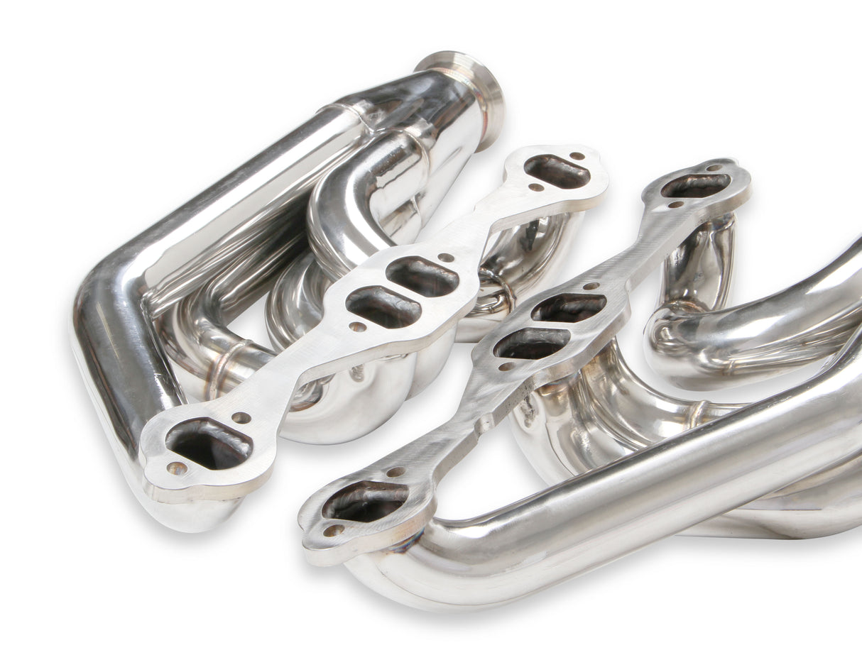 Flowtech Small Block Chevy Turbo Headers - Polished Finish - 11573FLT
