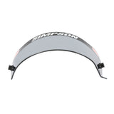 Simpson SD1 Helmet Replacement Shield Antifog/Scratch - Chrome - 89506