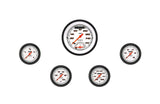 Classic Instruments Velocity White Five Gauge Set 135 - VS135WBLF