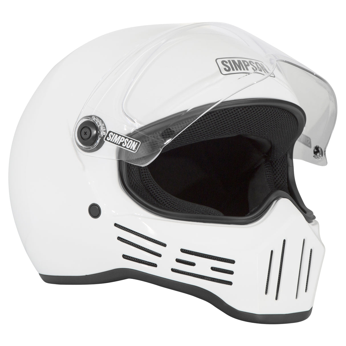 Simpson Motorcycle M30 Bandit Helmet - White - Medium - M301MD