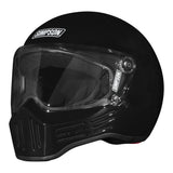 Simpson Motorcycle M30 Bandit Helmet - Gloss Black - Large - M302LG