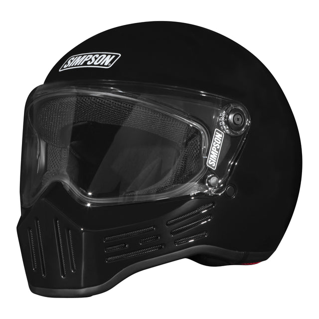 Simpson Motorcycle M30 Bandit Helmet - Gloss Black - Extra Small - M302XS