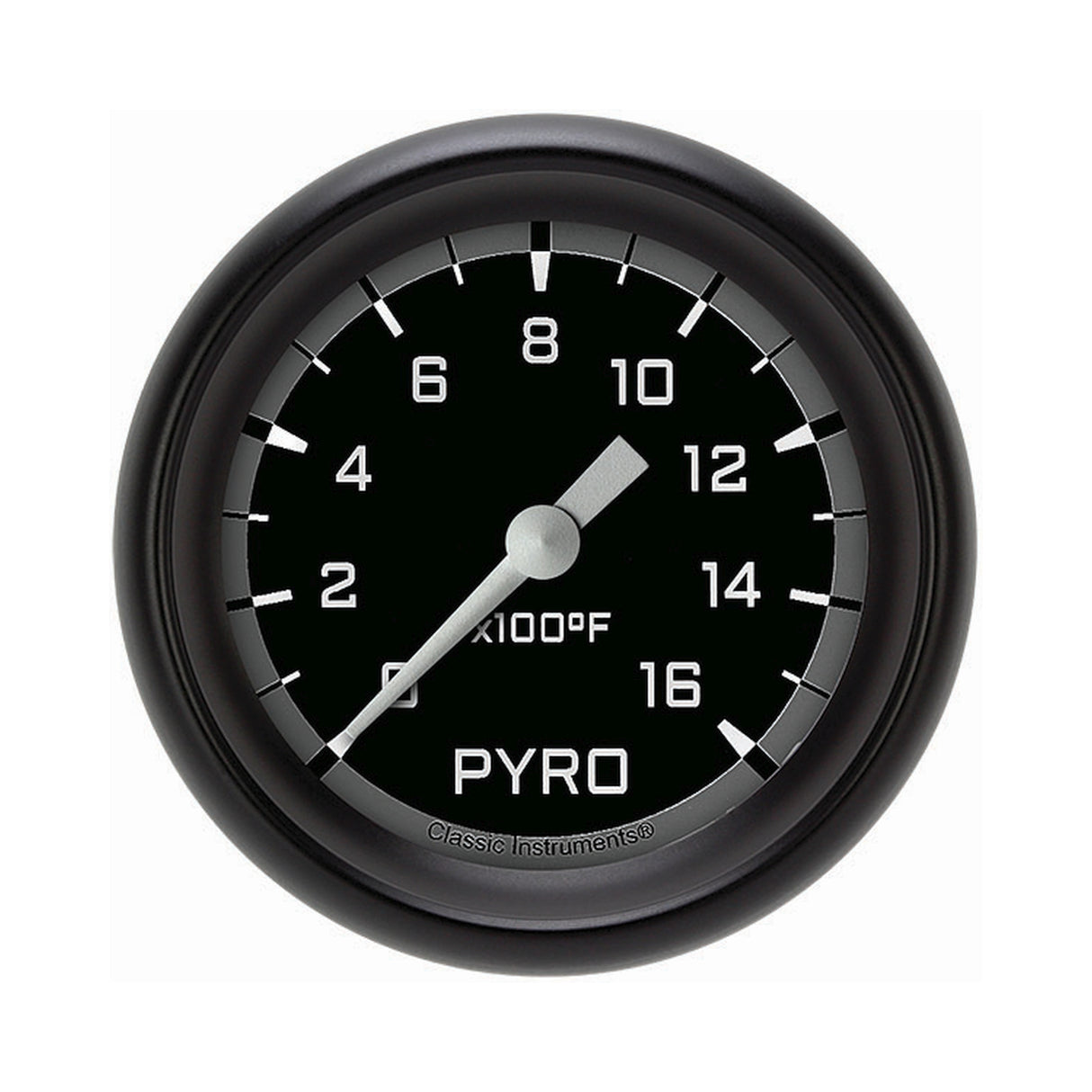 Classic Instruments Autocross Gray 2 5/8" Exhaust Gas Temp. Gauge - AX398GBPF