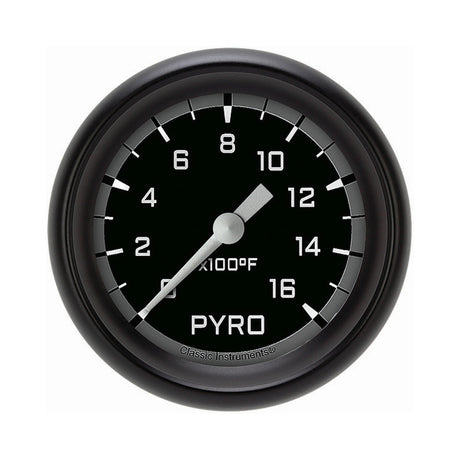 Classic Instruments Autocross Gray 2 5/8" Exhaust Gas Temp. Gauge - AX398GBPF