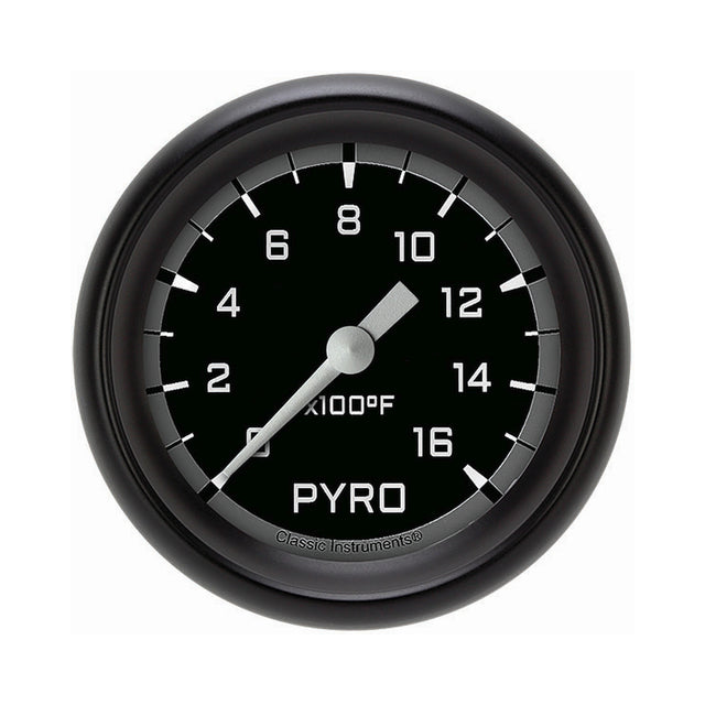 Classic Instruments Autocross Gray 2 5/8" Exhaust Gas Temp. Gauge - AX398GBPF